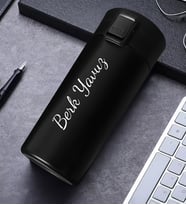 Kişiye Özel Otomatik Basmalı 400 ML Exclusive Tasarım Çelik Termos