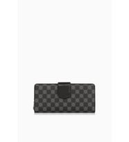 Cengiz Pakel Monogram Kadın Büyük Boy Mıknatıslı Cüzdan/Portföy – 65104P - Siyah