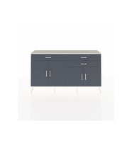Arges Konsol 2 Raflı 3 Çekmeceli 4 Kapaklı 176x30x99 Aytaşı-Antrasit