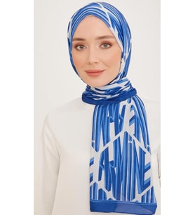 Armine Trend Lacivert Karma Desen 10005 - 08