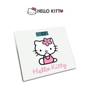 Hello Kitty Dijital Geniş Ekranlı Temperli Cam Banyo Tartısı HK-B90018