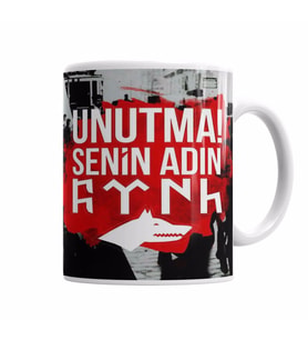 Unutma Senin Adın Türk Kupa Bardak Porselen