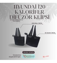 HYUNDAİ İ20 KALORİFER DİFİZÖR KLİPSİ-2 ADET (Siyah)