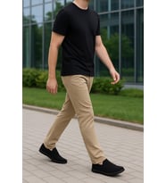 Growish GR0324 Hakiki Nubuk Deri Günlük Küçük Büyük Numara Rahat Şort Ve Keten Altı Erkek Loafer Ayakkabı (Full Siyah)