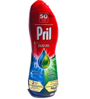 Pril Excellence Duo Jel (Yağ Çözücü) Bulaşık Makine Deterjanı 900 Ml - 50 Yıkama