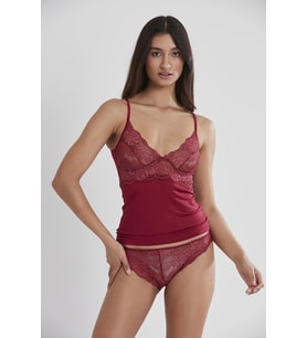 Dantelli Penye Atlet Külot / Kaşkorse Set
