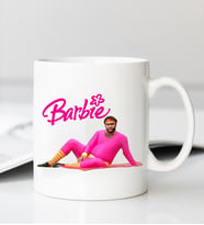 Barbie Recep İvedik Tasarımlı Beyaz Kupa