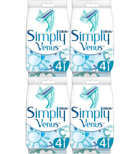 Gillette Simply Venus 2 Kullan At Kadın Tıraş Bıçağı 16 Lı Set (4PK*4)