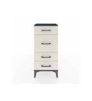 Arges Komodin 4 Çekmeceli 44x30x96 Antrasit-Aytaşı