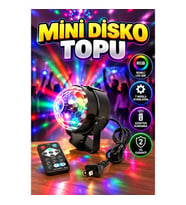 RGB LED Disko Topu 7 Modlu Sahne ve Parti Aydınlatma