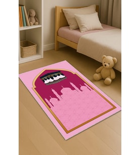 Pembe Cami Temalı Kız Çocuk Seccadesi CS29