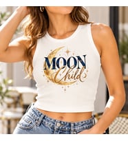 BK Gift Sıfır Kol Fitilli Crop Bluz - Esnek Likralı Günlük Crop-6