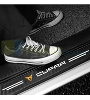Seat Cupra Karbon Kapı Eşiği Koruma Araba Etiket Oto Sticker Yapıştırma 4 Parça