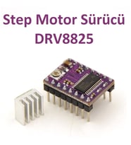 Arduino Step Motor Sürücü DRV8825 Devresi Ramps 3D Yazıcı Printer