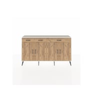 Arges Konsol 4 Raflı 3 Çekmeceli 4 Kapaklı 176x30x99 Aytaşı-Çam