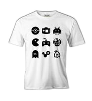 Oyun Logo - 90's Beyaz Erkek Tshirt