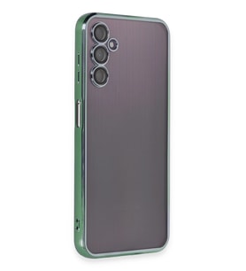 Galaxy A14 4G Kılıf Lensli Silikon - Yeşil