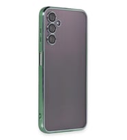 Galaxy A14 4G Kılıf Lensli Silikon - Yeşil