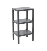 3 RAFLI GRİ MODÜLER ÜNİTE PLASTİK 38x29x74 cm GO-53-vice 01214
