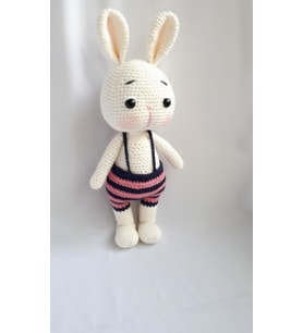 Tatlı Tavşik Sunny Amigurumi Organik Oyuncak