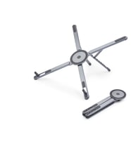 Katlanir Manyeti̇k 360 Derece Döner Masaüstü Tablet Ve Laptop Standi Metal - Gümüş ND8032