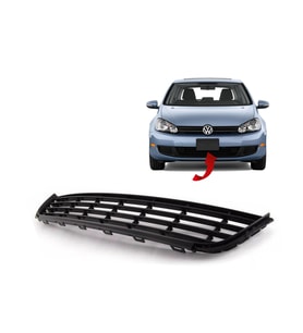 Vw Golf 6 Orta Izgara Kromsuz Orjinal Tip 2009-2012 5K0853671A