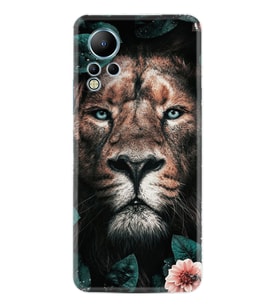 Infınix Note 12 Kılıf Resimli Desenli Baskılı Silikon Leon Flowers 1333