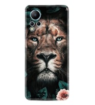 Infınix Note 12 Kılıf Resimli Desenli Baskılı Silikon Leon Flowers 1333