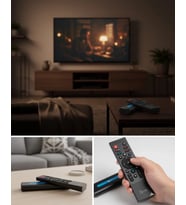8K Android Tv Stick Bas Konuş Destekli Güçlü Performans