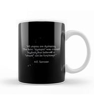 All Utopias Are Dystopias Quote Kupa Bardak Porselen