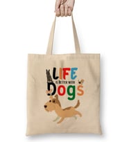 Funny Dog Lover Gifts For Women Men Kids Bez Çanta Uzun Saplı