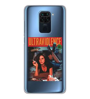 Xiaomi Redmi Note 9 Uyumlu Lana Del Rey Ultraviolence Desenli Şeffaf Telefon Kılıfı