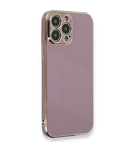 Microsonic Apple iPhone 12 Pro Max Kılıf Olive Plated Lila