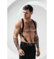 İPTİLA HARNESS ERKEK FANTAZİ (Siyah)