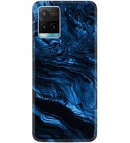 Vivo Y11S Y21S Y20 Y20S Y70 Kılıf Desemli Silikon Blue MArble 1379