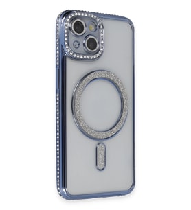 Iphone 14 Kılıf Joke Simli Magneticsafe Kılıf -