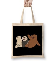We Bare Bears 02 Bez Çanta Uzun Saplı