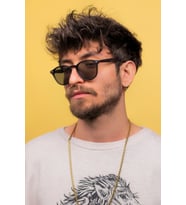 Moses Matte Black Unisex Polarize Güneş Gözlüğü