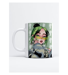 Billie Eilish Baskılı Kupa Bardak