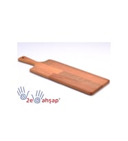 Pide Sunum & Kesme Tahtası 15*50 Cm Kayın Ağacından