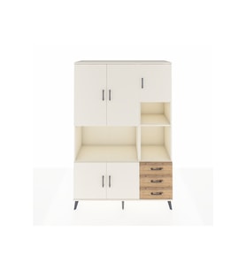 Hyperion Dolap 9 Raflı 3 Çekmeceli 5 Kapaklı 132x44x195 Aytaşı-Aytaşı/Çam