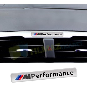 Bmw M Performance Torpido Logo Amblem Arma Metal Gümüş 1 Adet