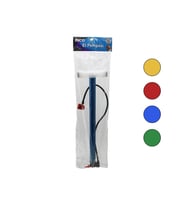 TERS BASMALI METAL GÖVDE PLASTİK KOL İRAN EL POMPASI 55CM TOP - BİSİKLET - MOTOR AYAKLIK APARATLI (5343)
