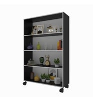 Kenzlife mutfak dolabı raziye 128*070*030 gri tekerlekli banyo evrak ofis ayakkabılık kiler