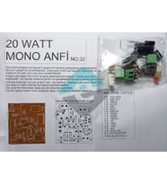 TDA2030 20W Mono Anfi AUX Çıkışlı Demonte Kit Kendin Yap