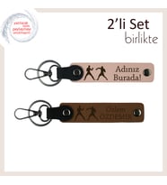Kendo Disiplinine Özel, Kişisel Yazılı Anahtarlık, Uzak Doğu Savaş Sanatı Temalı, Yavru Ağzı-A Kahve