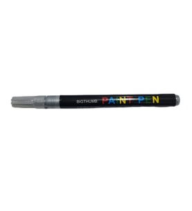 Rötuş Kalemi Paint Pen Gümüş Renk  Metal, Ahşap ve Oto Yüzey Boyası / 2 ADET