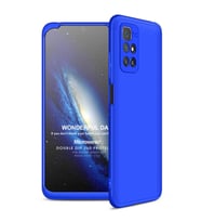 Microsonic Xiaomi Redmi 10 2022 Kılıf Double Dip 360 Protective Mavi