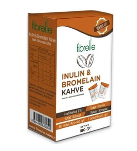 Fibrelle İnülin-Bromelain Kahve Detox 3 gr 60 Saşe 180 gr