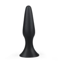 11,5 cm Vantuzlu Silikon  Plug (Siyah)